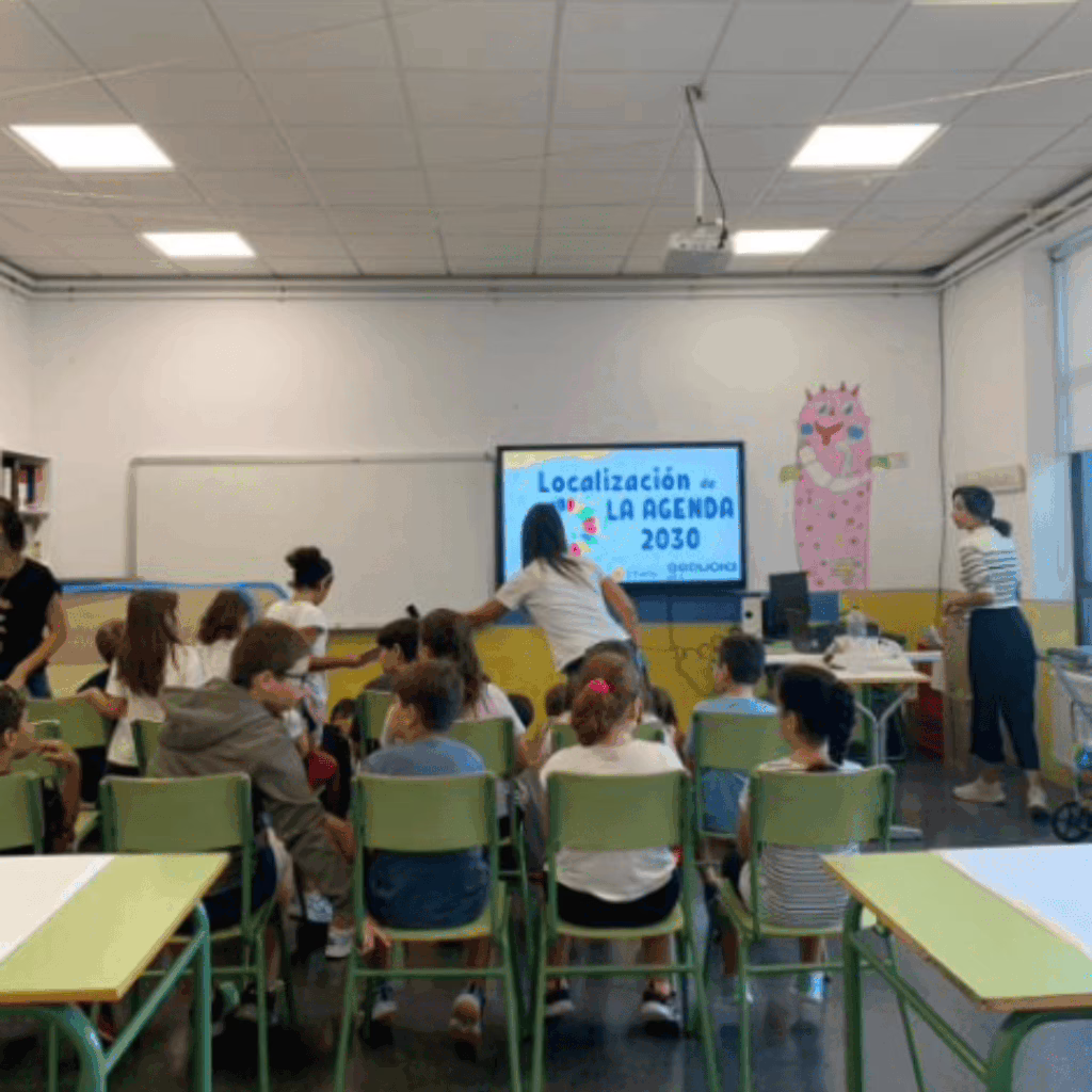 Talleres de localización de la Agenda en el centro educativo
