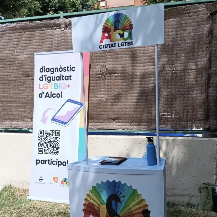 Estand campaña a pie de calle