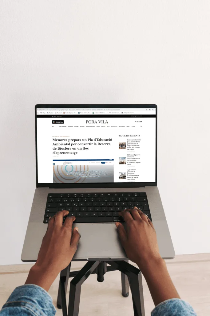 mockup medios nota de prensa