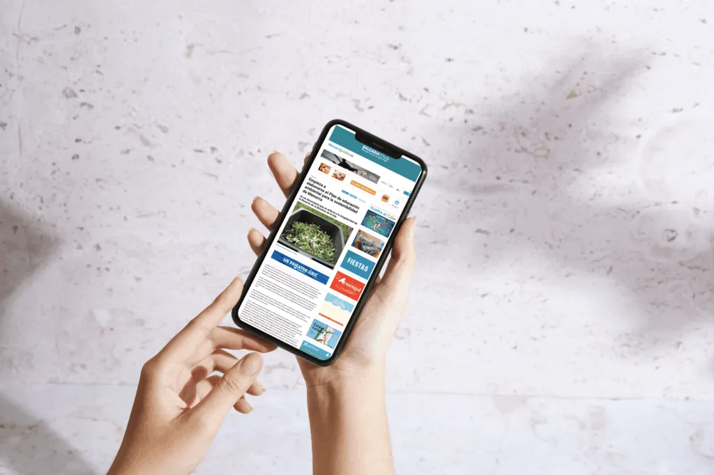 mockup notas de prensa