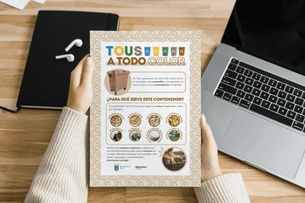 cartel tous a todo color